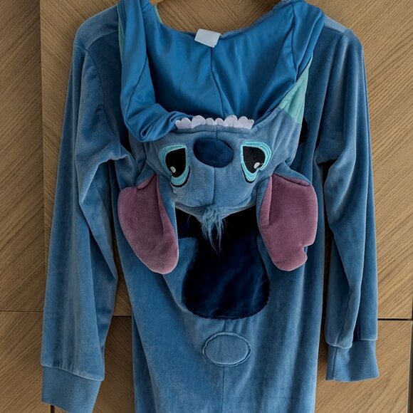 Stitch One Piece Costume KIDS XL Pajama sz 12-16 Spirit Halloween Cosplay - Picture 4 of 5
